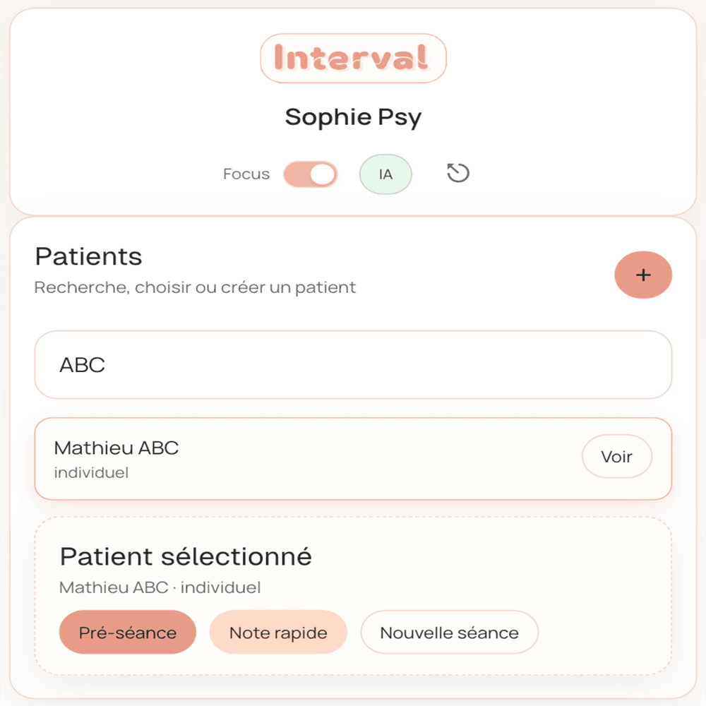 Capture du mode Focus